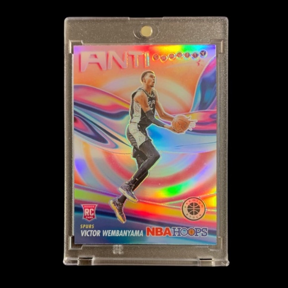 🔥VICTOR WEMBANYAMA ROOKIE CARD (RC) RARE SILVER PRIZM REFRACTOR HOLO SP - Picture 3 of 5